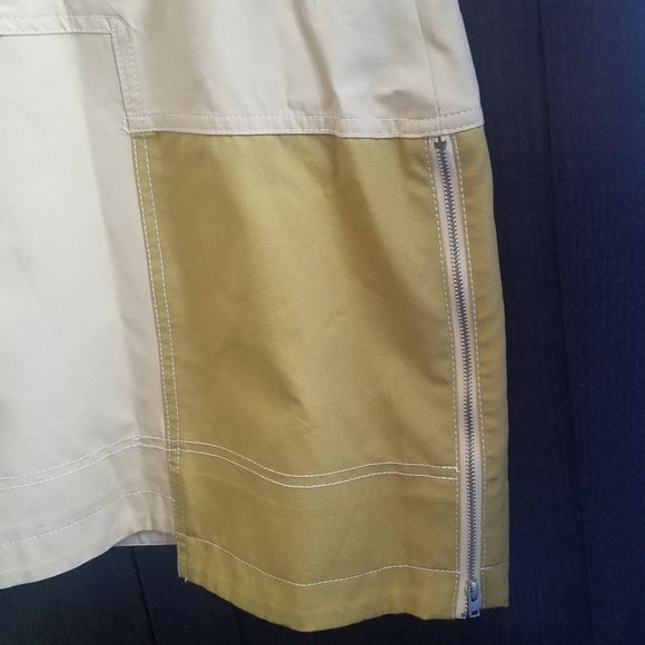 NWT PATCHWORK GABARDINE DENIM DRESS. - Picture 7 of 7